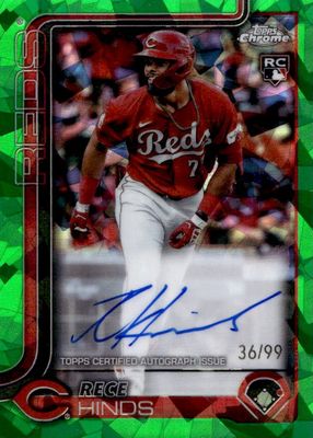 2025 Topps Chrome Sapphire Edition #RA-RH Rookie Autographs - Green /99