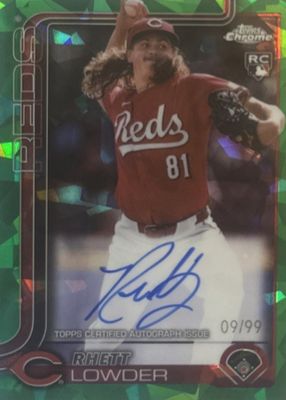 2025 Topps Chrome Sapphire Edition #RA-RL Rookie Autographs - Green /99