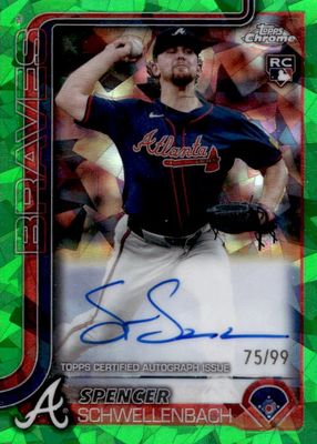 2025 Topps Chrome Sapphire Edition #RA-SS Rookie Autographs - Green /99