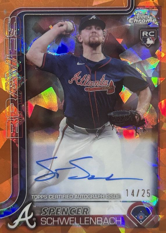2025 Topps Chrome Sapphire Edition #RA-SS Rookie Autographs - Orange /25