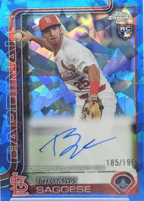 2025 Topps Chrome Sapphire Edition #RA-TSA Rookie Autographs /199