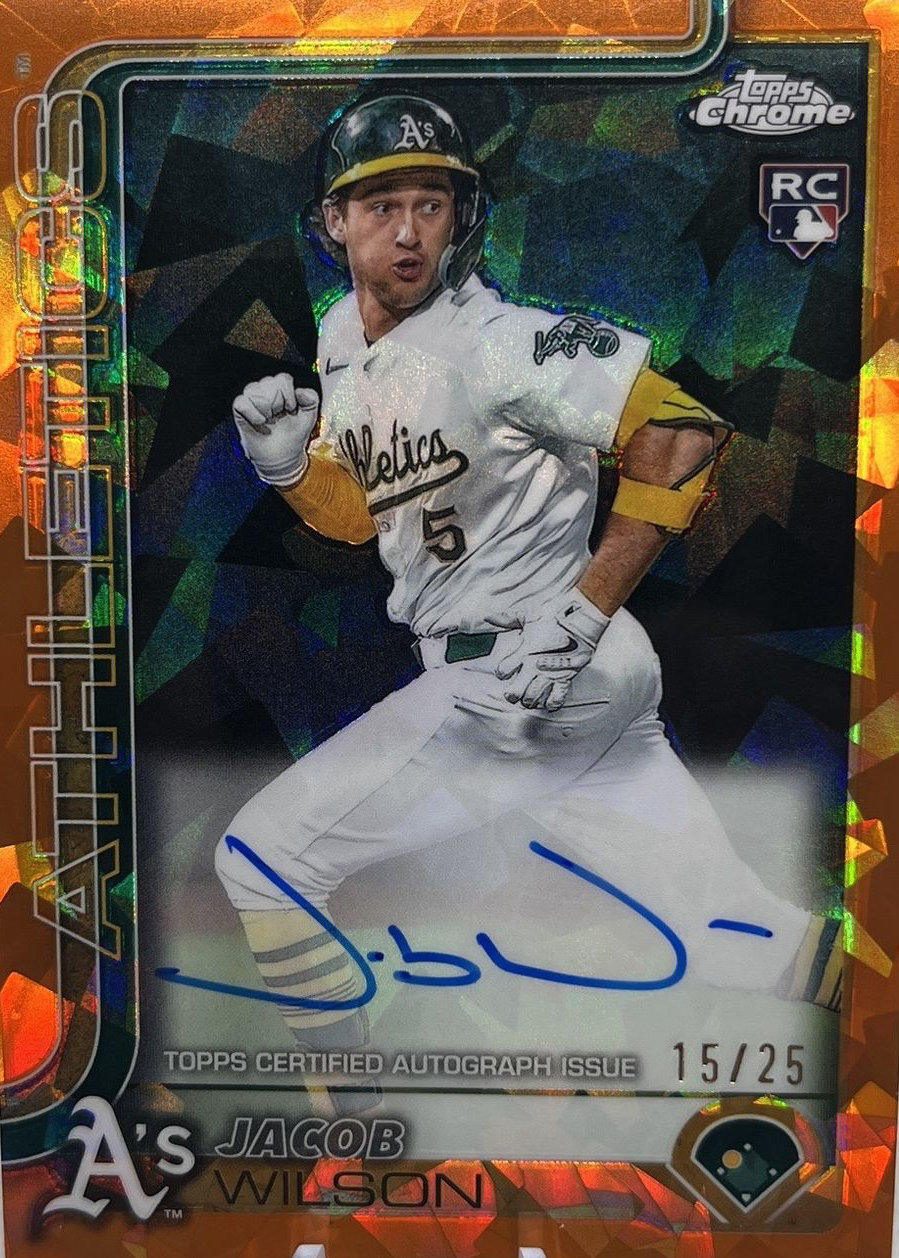 Jacob Wilson 2025 Topps Chrome Sapphire Edition #RA-JWI Rookie