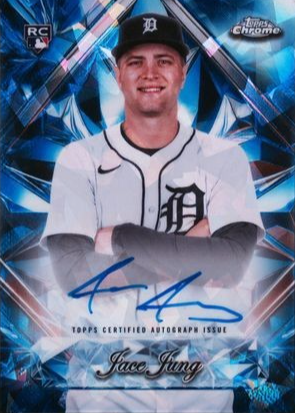 Jace Jung 2025 Topps Chrome Sapphire Edition #SSA-JJ Sapphire