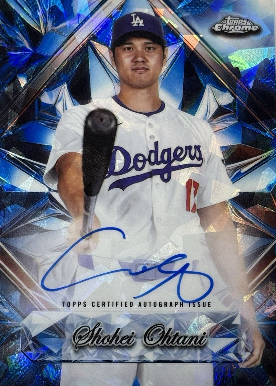 Shohei Ohtani 2025 Topps Chrome Sapphire Edition #SSA-SO
