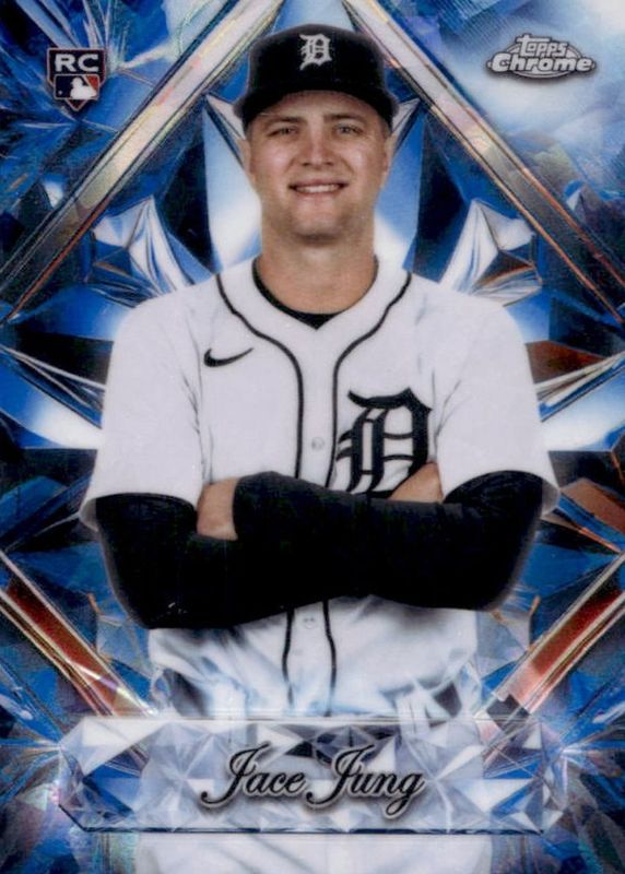 Jace Jung 2025 Topps Chrome Sapphire Edition #SS-19 Sapphire Selections Rookie RAW