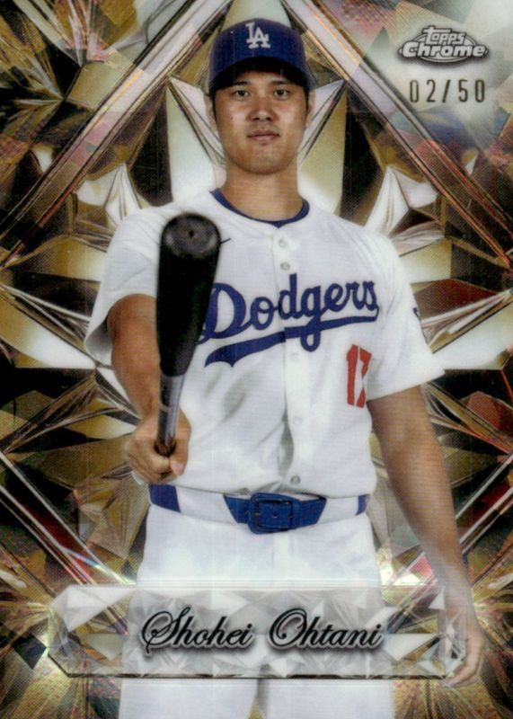 Shohei Ohtani 2025 Topps Chrome Sapphire Edition #SS-2 Sapphire Selections - Gold /50 RAW