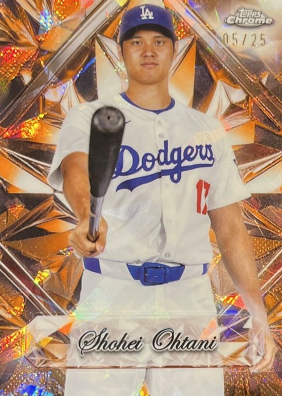 Shohei Ohtani 2025 Topps Chrome Sapphire Edition #SS-2 Sapphire Selections - Orange /25 RAW
