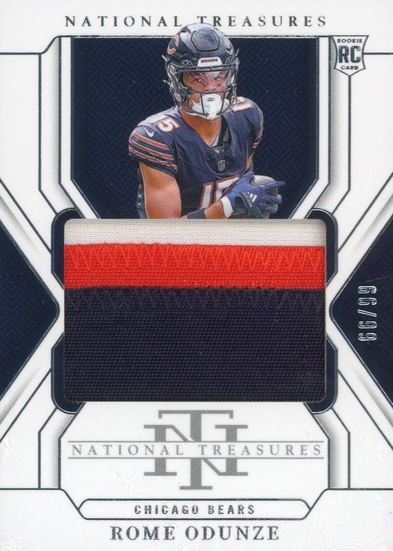 Rome Odunze 2024 National Treasures #216 Rookie Patches /99 RAW