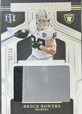 2024 National Treasures #FF-BBS Framed Fabric - Holo Silver /25