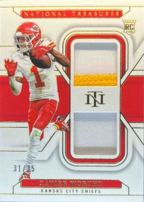 2024 National Treasures #RDM-XWY Rookie Dual Materials - Gold /35