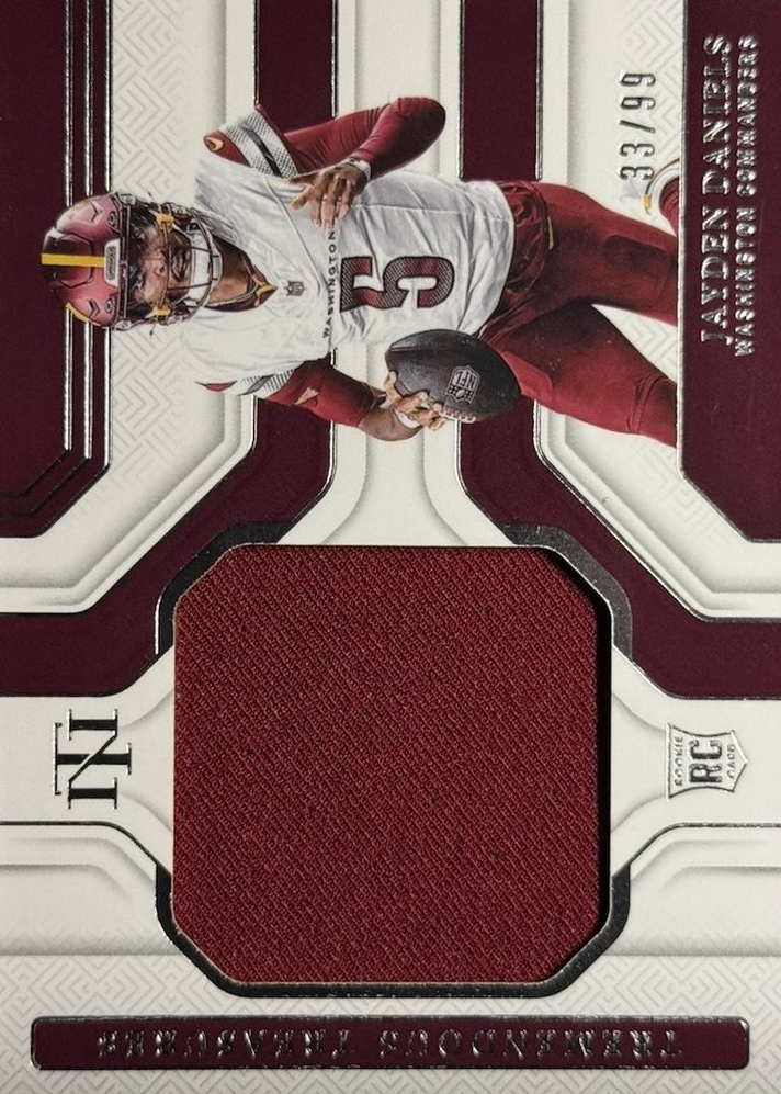 Jayden Daniels 2024 National Treasures #TTS-JDS Tremendous
