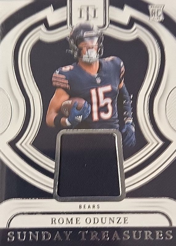 Rome Odunze 2024 National Treasures #ST-ROE Sunday Treasures /99 Rookie RAW