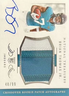 2024 National Treasures #CRPA-BTJ Crossover Rookie Patch Autographs /99