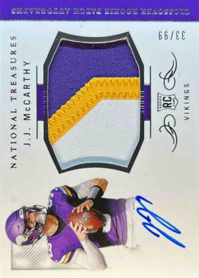 2024 National Treasures #CRPA-JMY Crossover Rookie Patch Autographs /99