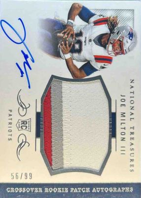 2024 National Treasures #CRPA-JMN Crossover Rookie Patch Autographs /99