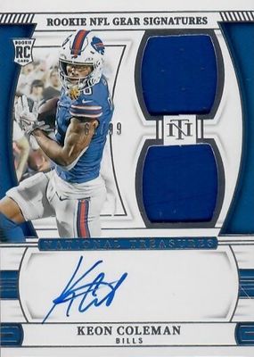 2024 National Treasures #RGS-KCN Rookie NFL Gear Signatures /99