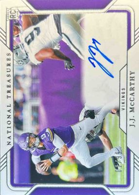 2024 National Treasures #RFP-JJM Rookie Signatures Field Pass /99