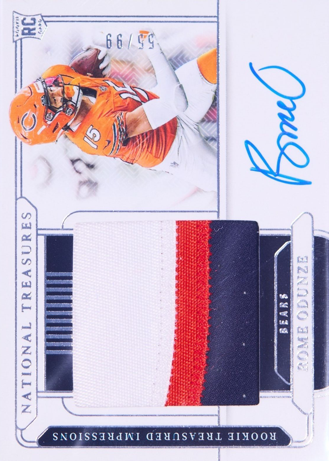 Rome Odunze 2024 National Treasures #RTI-ROE Rookie Treasured ...