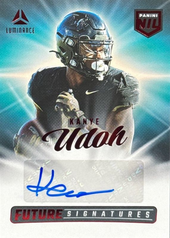 Kanye Udoh 2025 Luminance #NIL-KUH Future Signatures NIL - Red RAW