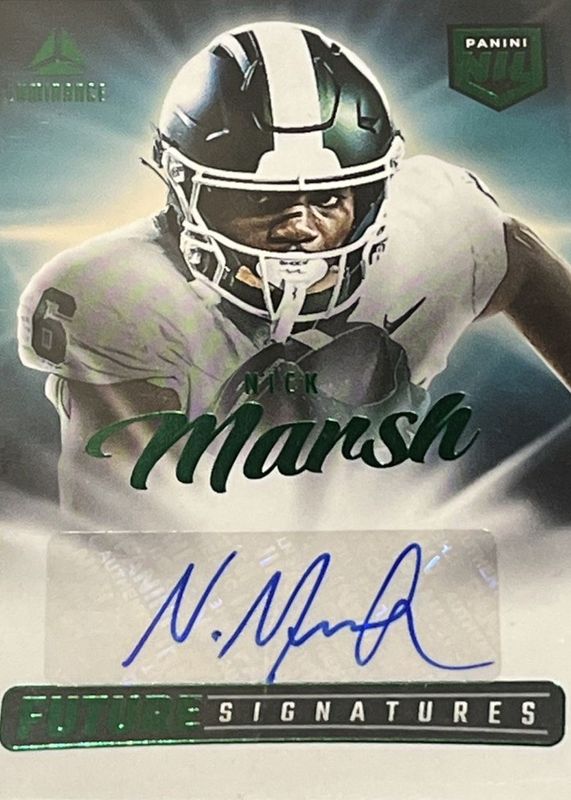 Nick Marsh 2025 Luminance #NIL-NMH Future Signatures NIL - Green RAW