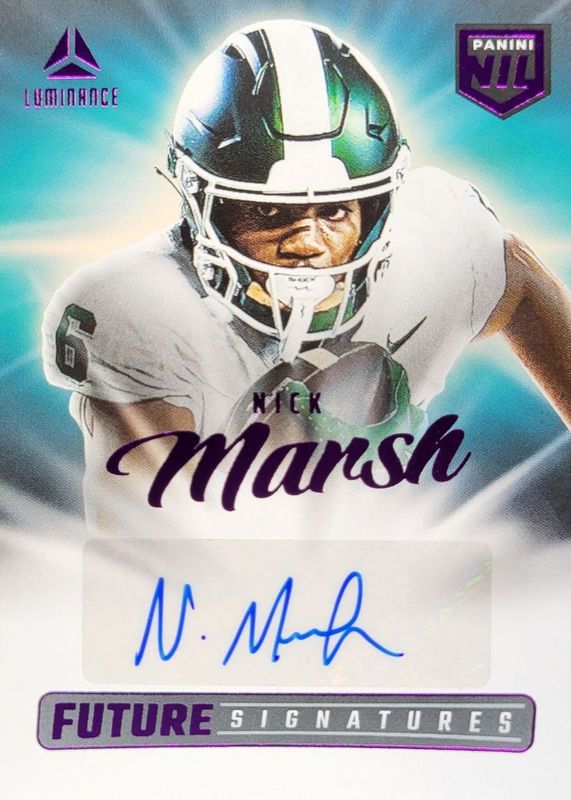Nick Marsh 2025 Luminance #NIL-NMH Future Signatures NIL - Purple RAW