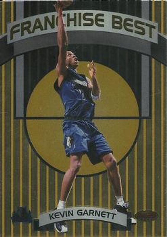 Kevin Garnett 1998 Bowman's Best #FB5 Franchise Best RAW