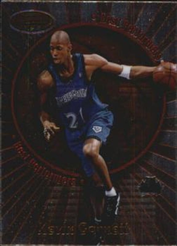 Kevin Garnett 1998 Bowman's Best #BP2 Performers RAW