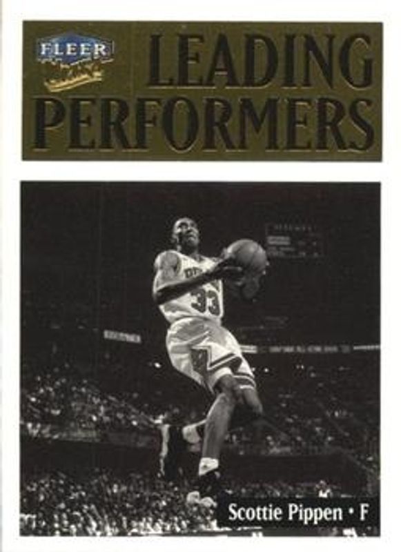 Scottie Pippen 1998 Fleer Ultra #14-LP Leading Performers RAW