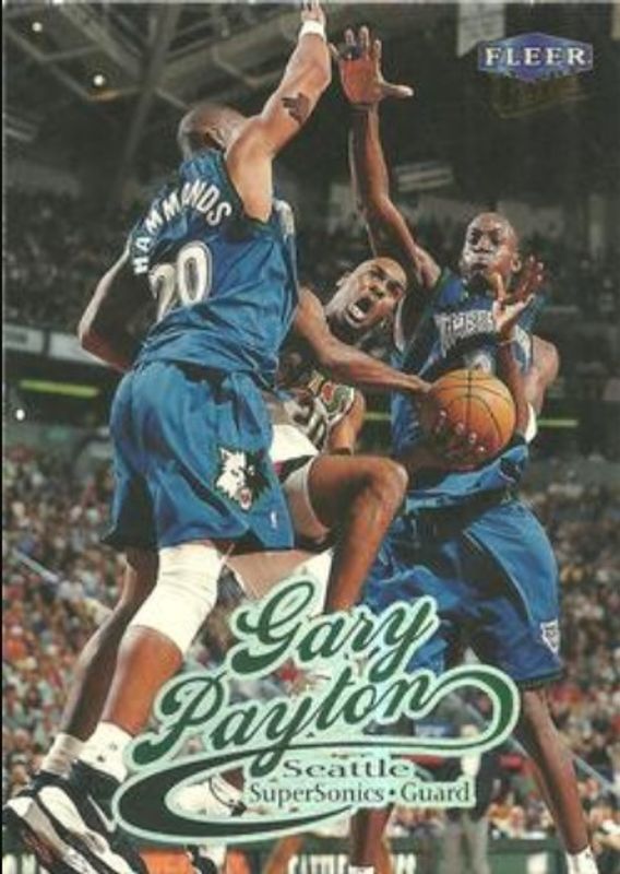 Gary Payton 1998 Fleer Ultra #74 Base RAW