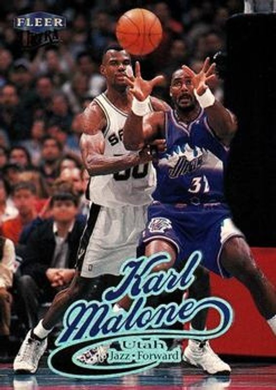 Karl Malone 1998 Fleer Ultra #53 Base RAW