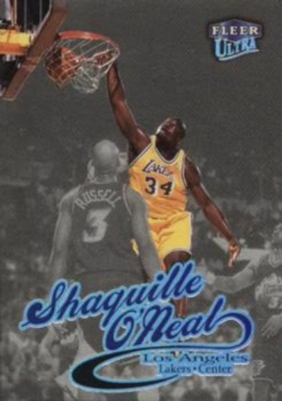 Shaquille O'Neal 1998 Fleer Ultra #93P Platinum Medallion /99 RAW