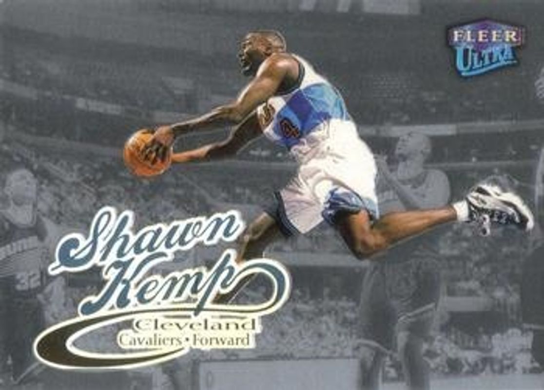 Shawn Kemp 1998 Fleer Ultra #18P Platinum Medallion /99 RAW