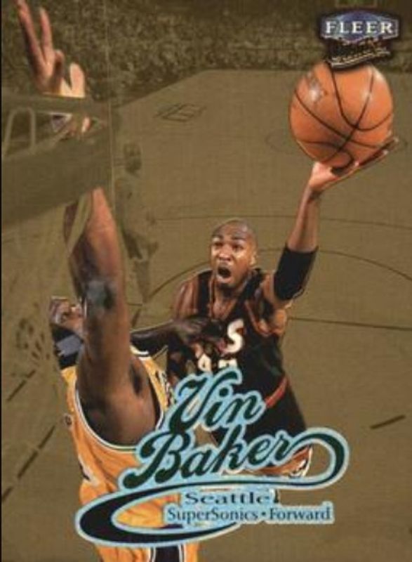 Vin Baker 1998 Fleer Ultra #13G Gold Medallion RAW