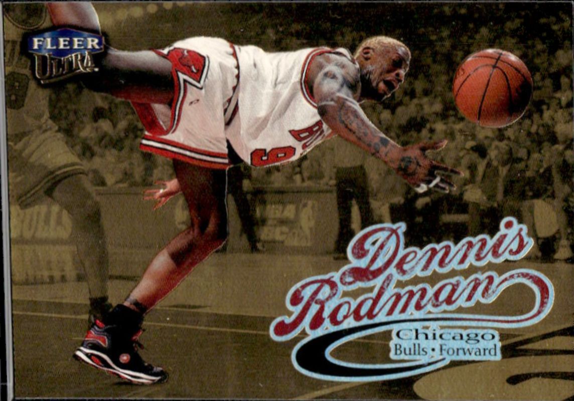 Dennis Rodman 1998 Fleer Ultra #80G Gold Medallion RAW