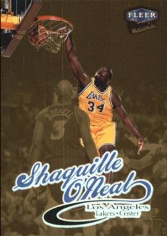 Shaquille O'Neal 1998 Fleer Ultra #93G Gold Medallion RAW