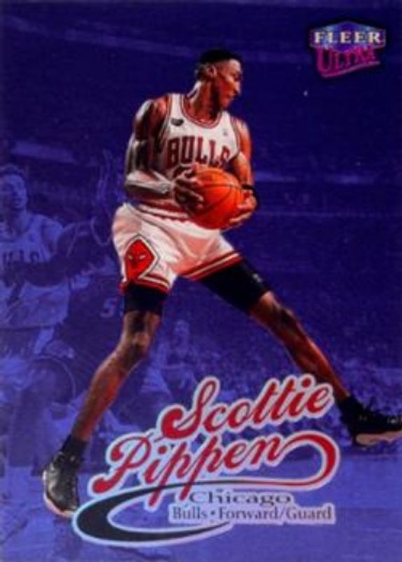 Scottie Pippen 1998 Fleer Ultra #100P Masterpiece /1 RAW