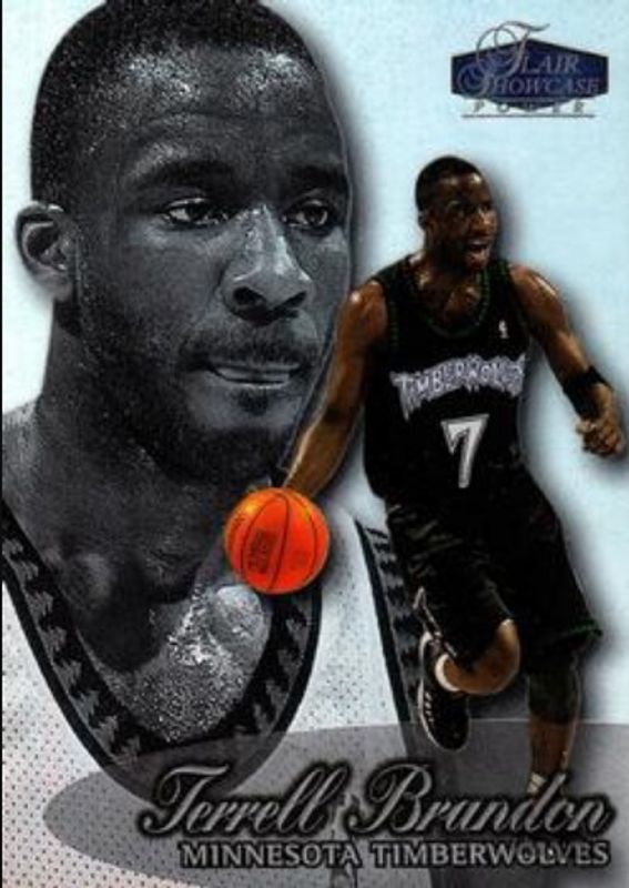 Terrell Brandon 1998 Flair Showcase #44 Row 3 RAW