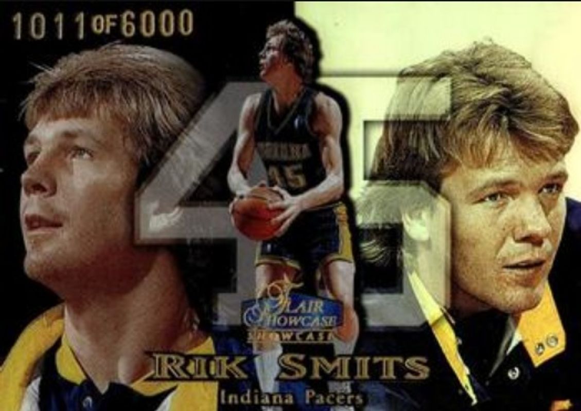 Rik Smits 1998 Flair Showcase #89 Row 1 /1500 RAW