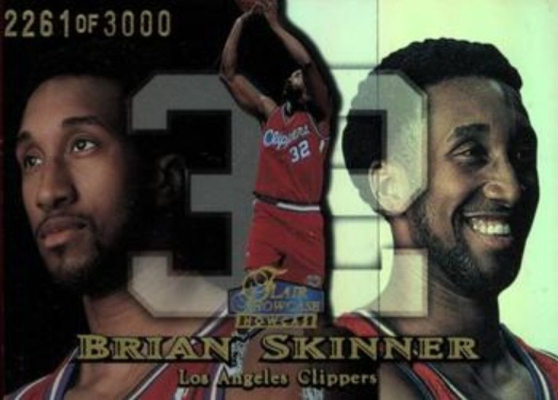 Brian Skinner 1998 Flair Showcase #50 Row 1 /1500 Rookie RAW