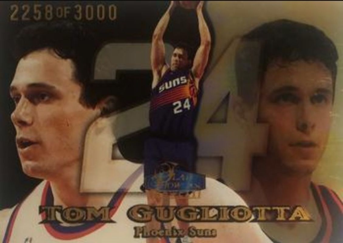 Tom Gugliotta 1998 Flair Showcase #52 Row 1 /1500 RAW