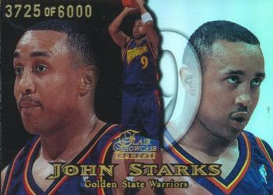 John Starks 1998 Flair Showcase #79 Row 1 /1500 RAW