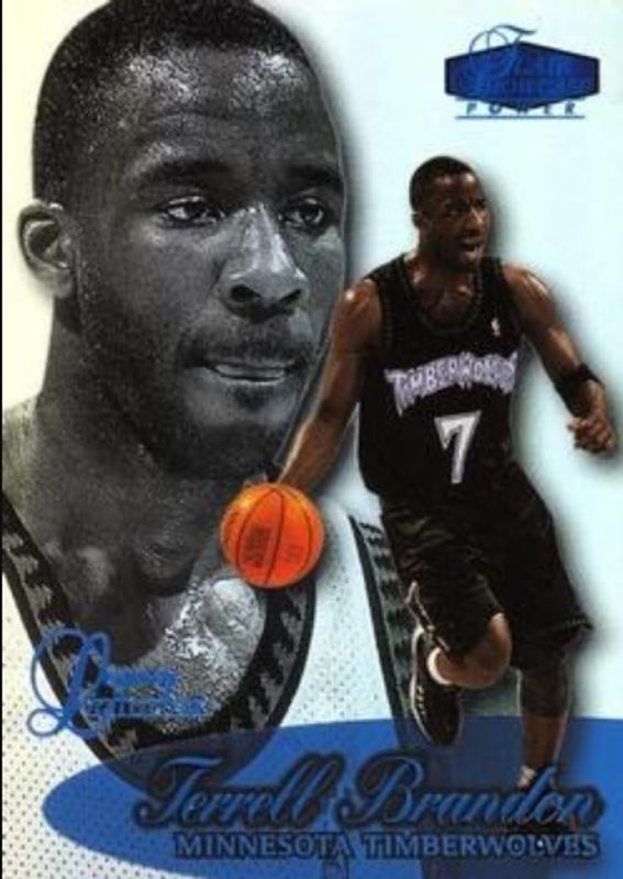 Terrell Brandon 1998 Flair Showcase #44L Row 3 - Legacy Collection /99 RAW