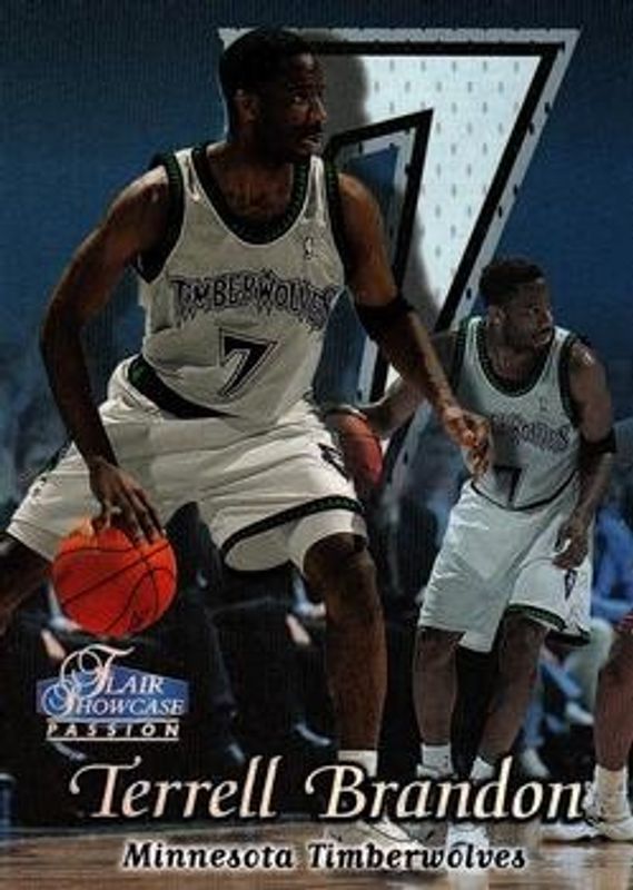 Terrell Brandon 1998 Flair Showcase #44 Row 2 RAW