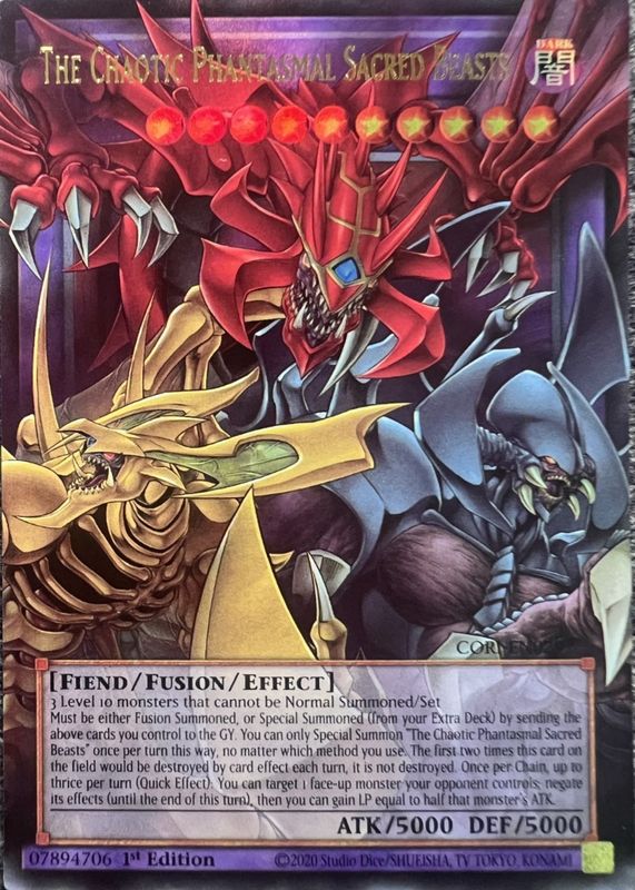 2026 Chaos Origins #CORI-EN029 1st Edition Ultra Rare (Extended Art)