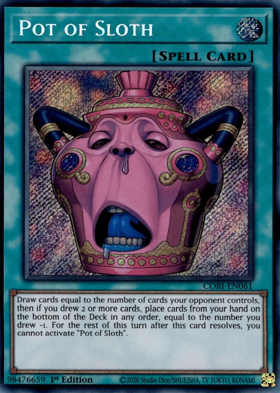 2026 Chaos Origins #CORI-EN061 1st Edition Secret Rare