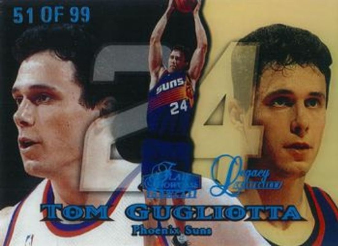 Tom Gugliotta 1998 Flair Showcase #52L Row 1 - Legacy Collection /99 RAW