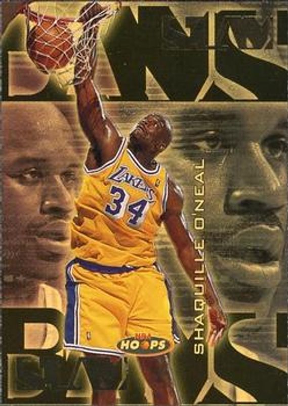 Shaquille O'Neal 1998 Hoops #4-SB Slam Bams /100 RAW