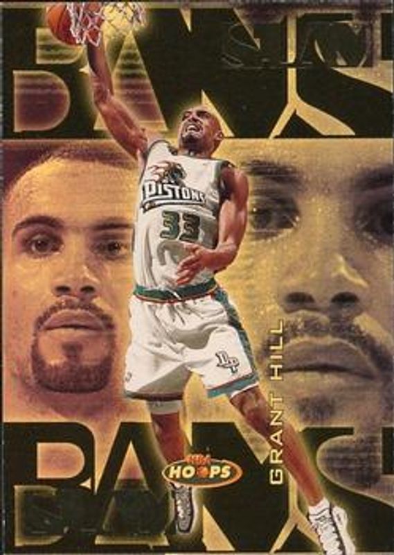 Grant Hill 1998 Hoops #8-SB Slam Bams /100 RAW