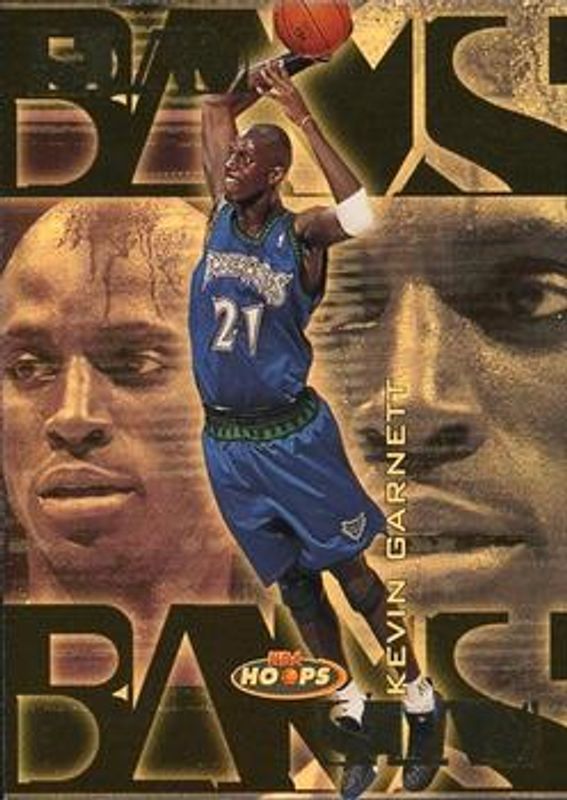 Kevin Garnett 1998 Hoops #10-SB Slam Bams /100 RAW