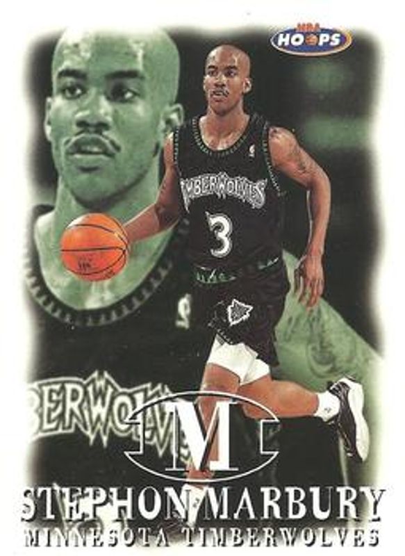 Stephon Marbury 1998 Hoops #90 Base RAW